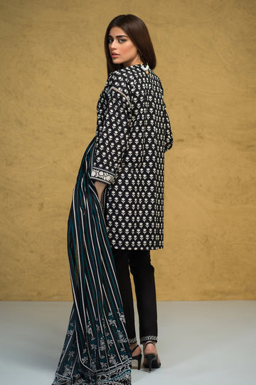 Ala22204 Black Khaadi Summer Collection 2022 Online Shopping